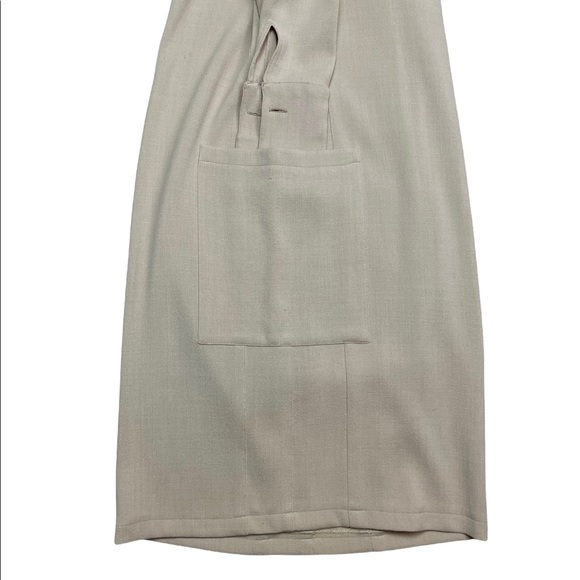 RARE Vintage 1980s JEAN PAUL GAULTIER Polo Dress made in ITALY Cream sz 38 - Picture 6 of 8